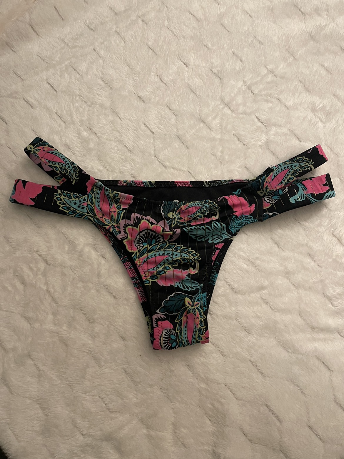 Beautiful colorful bikini bottom - size S thumbnail