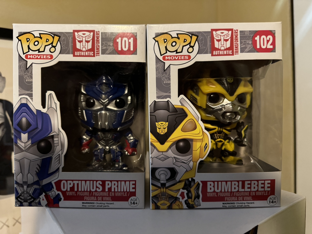 Funko Pop! Transformers 101 Optimus Prime & 102 Bumblebee thumbnail