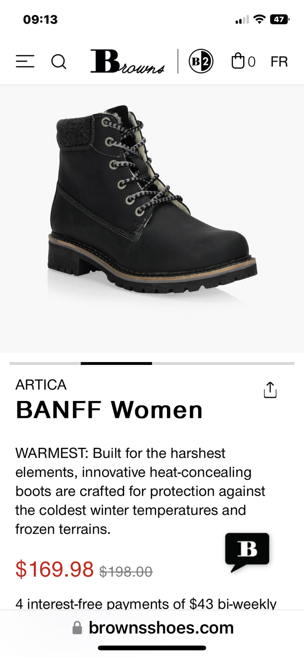 Artica ‘Banff’ Winter Boot