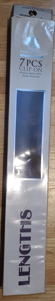 7 Pcs clip on Remy 100 % real human hair extensions - photo 5