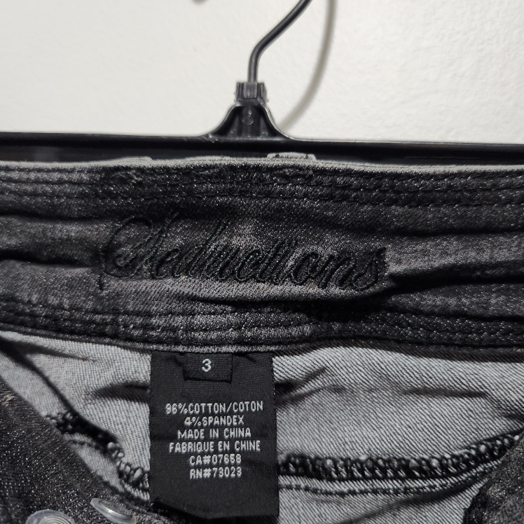 Woman's Faded Black Jeans - photo 5