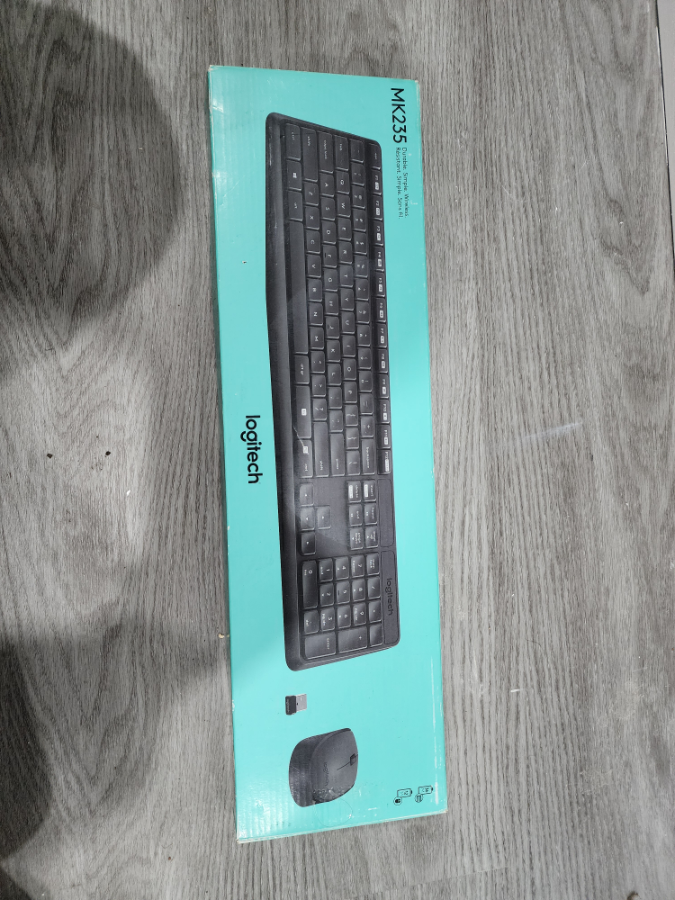 Logitech wireless keyboard and mouse