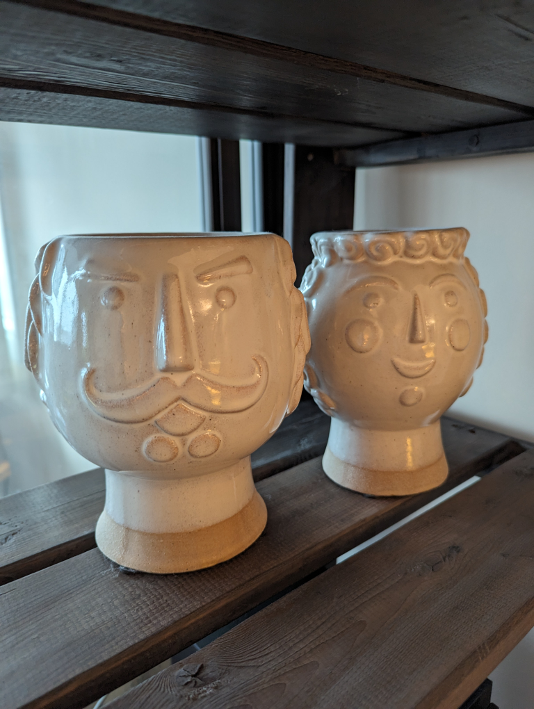 Ceramic statue planters - photo 4