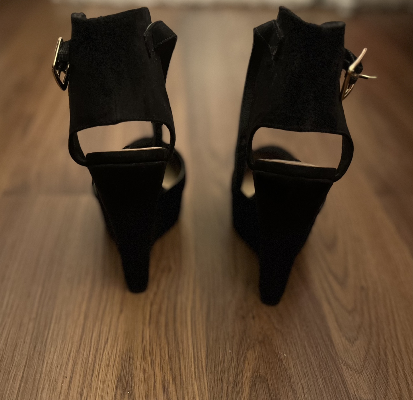 Wedge high heeled sandal - photo 4