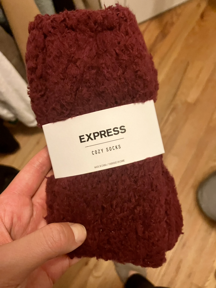 Fuzzy socks #freecycle