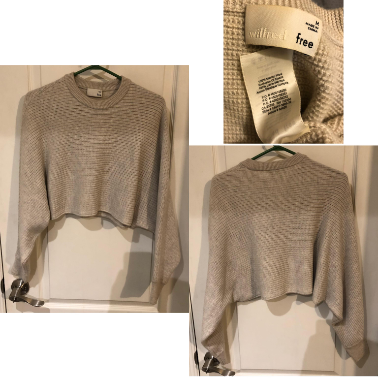 Aritzia Turtleneck/Cropped Wool Sweaters + A Free Sweater - photo 5