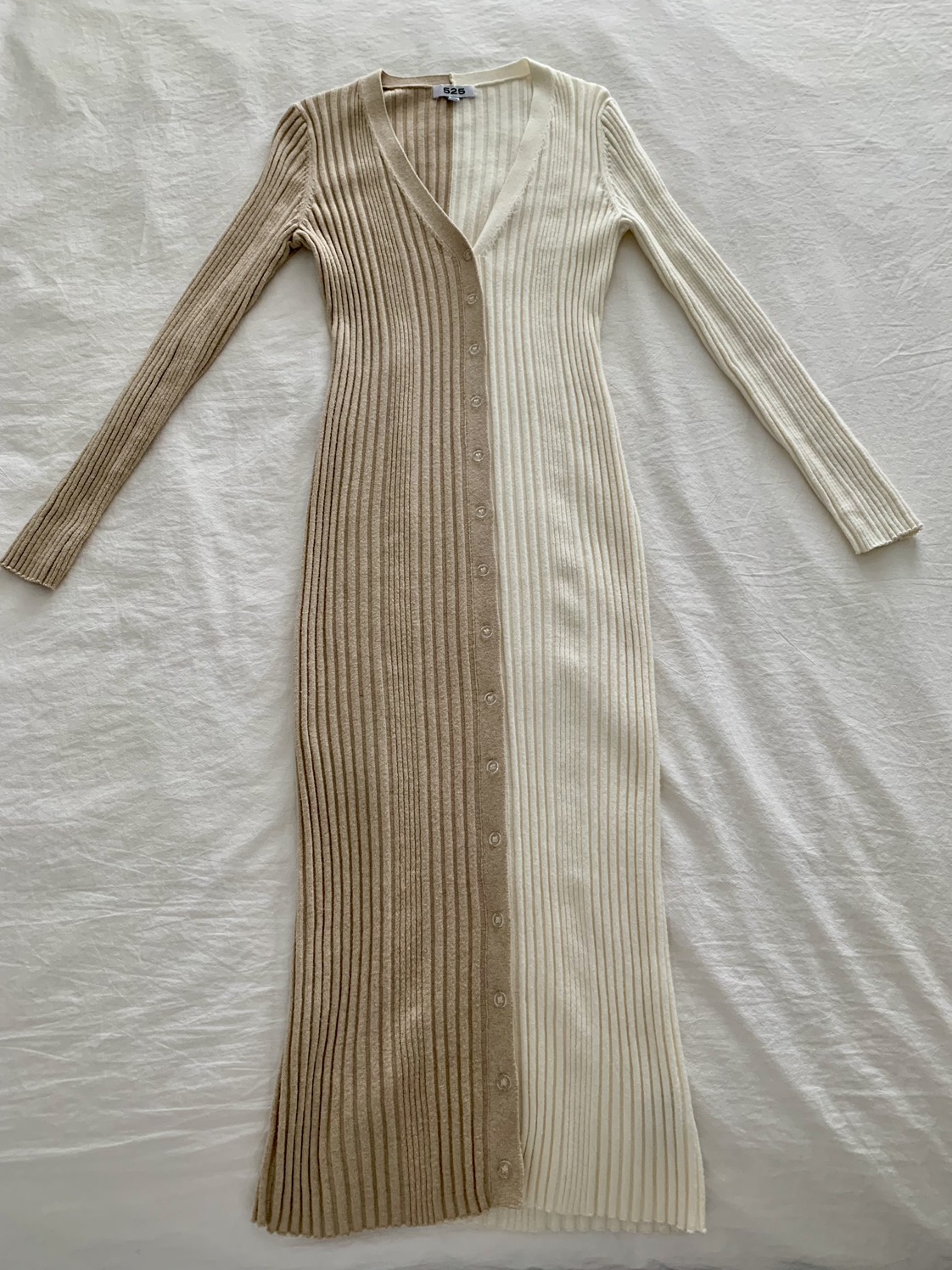 Cotton cashmere blend knit dress - photo 2