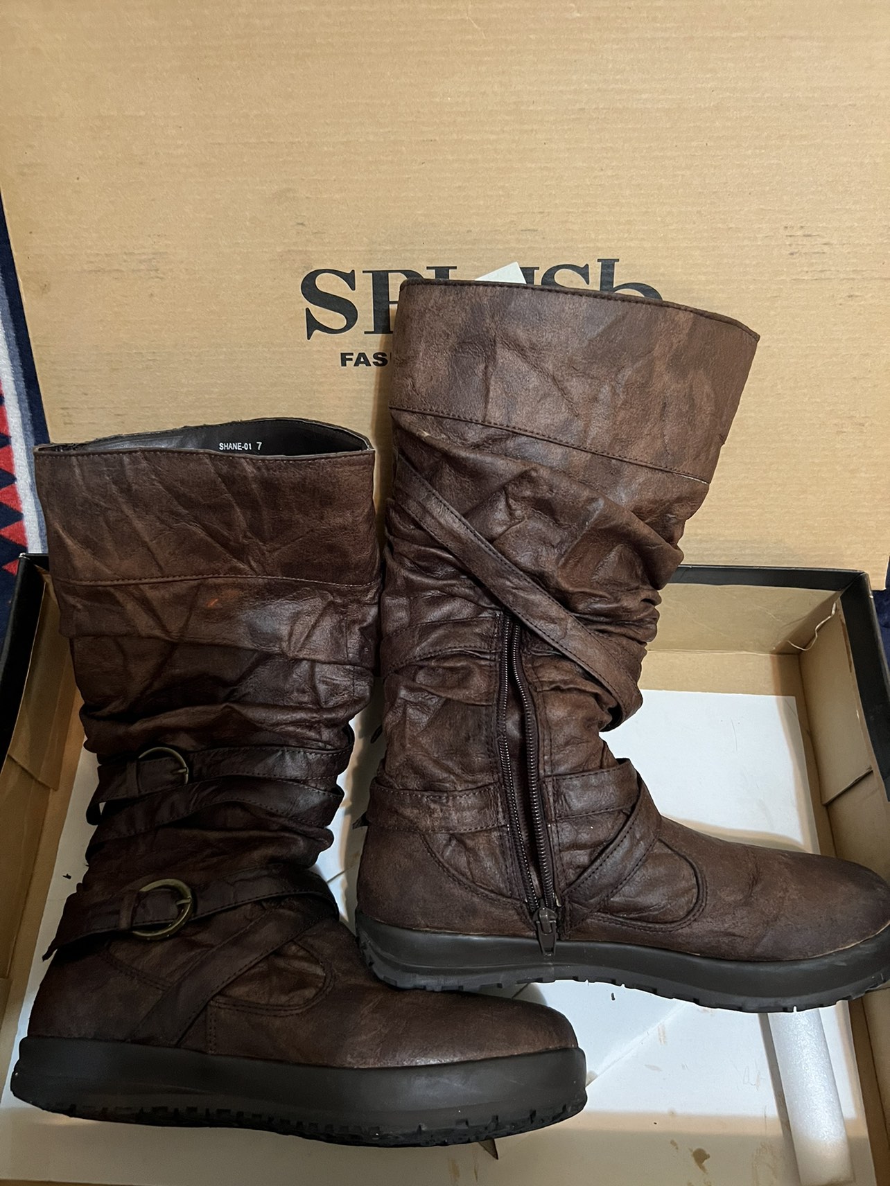 Splash boots brown size 7 🥕 - photo 3