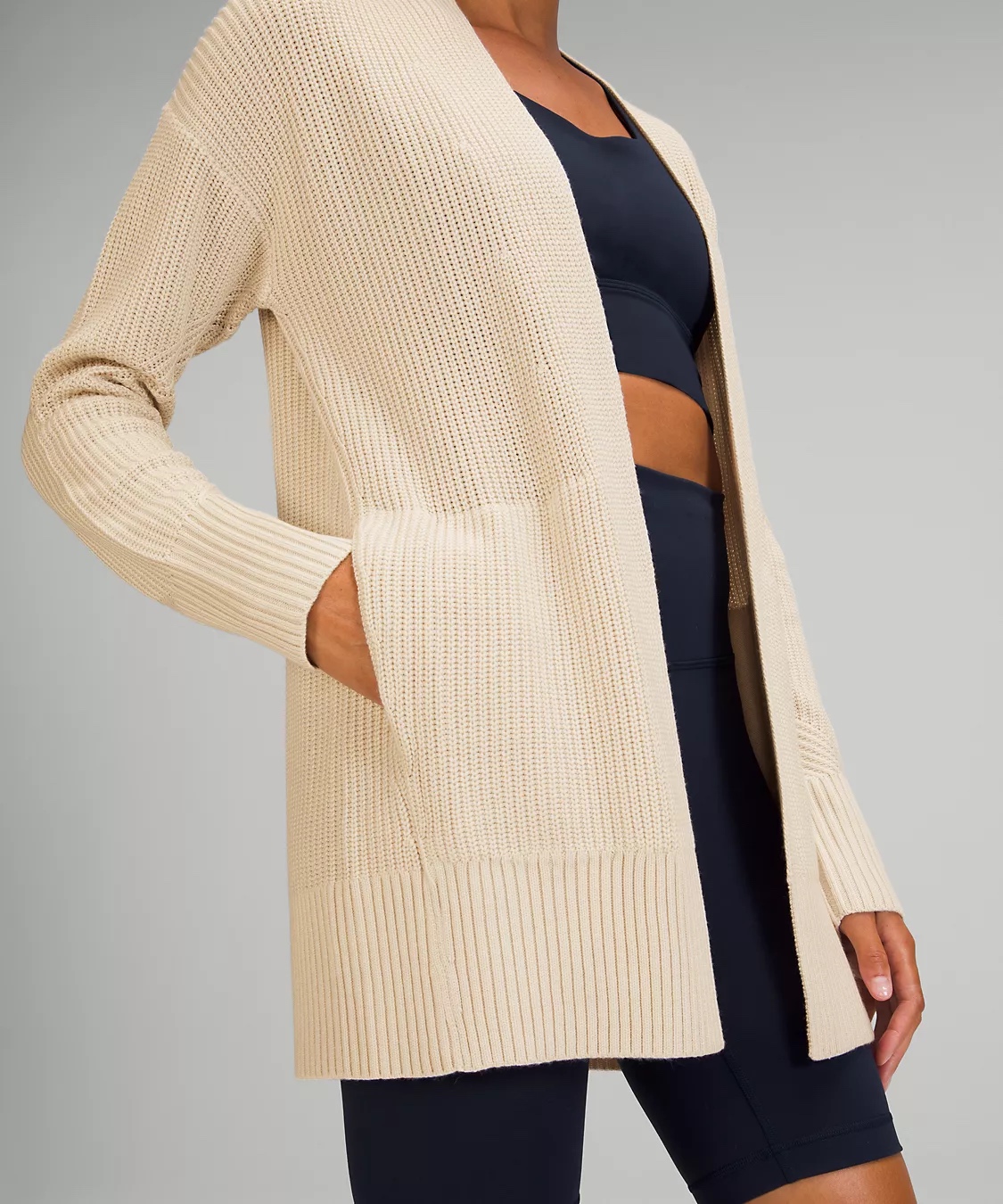 NWOT Lululemon Size XL/XXL Cashlu Sweater Wrap - photo 2