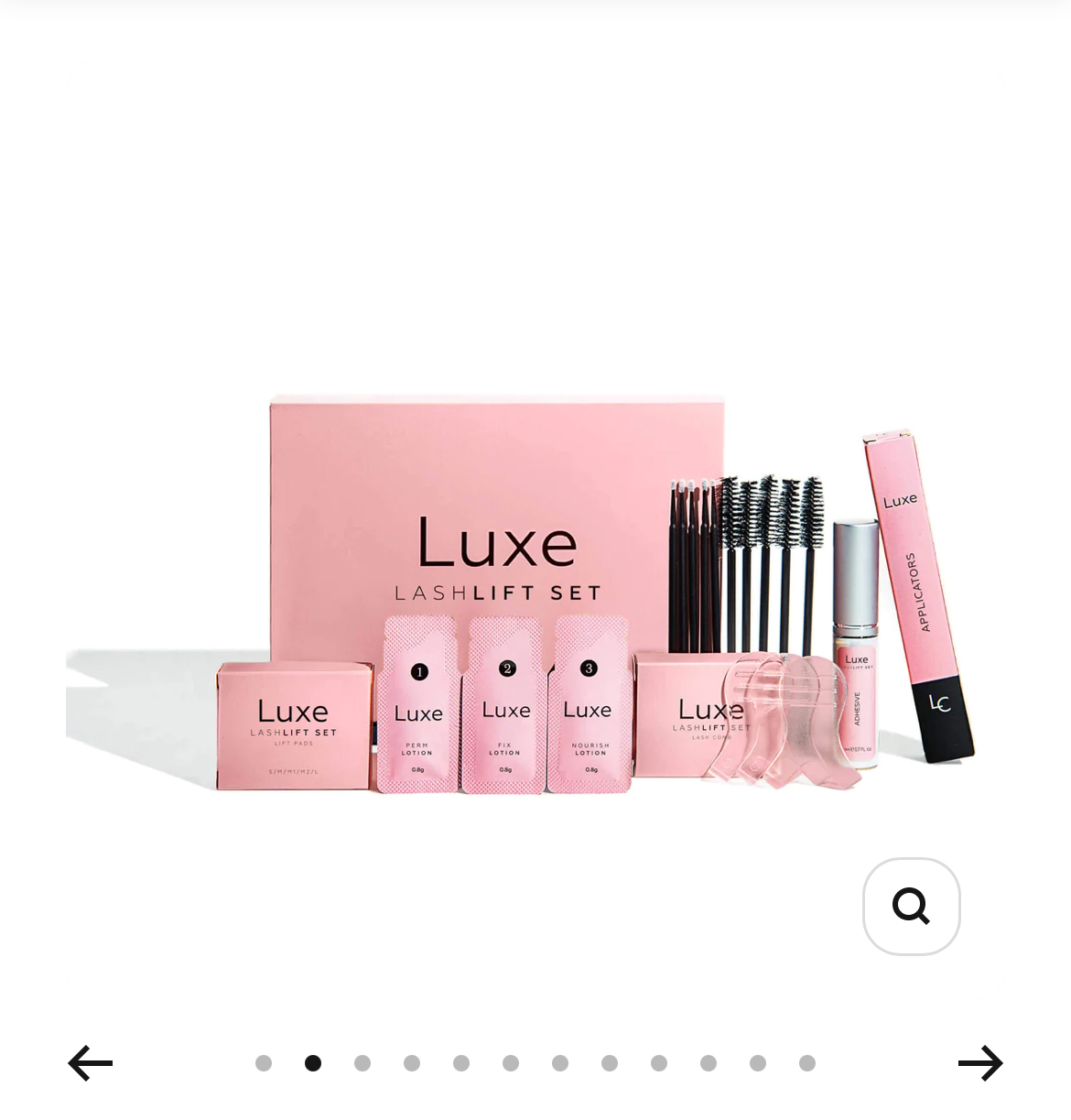 New* Luxe lash lift set, self lash lifting at home, tiktok viral thumbnail