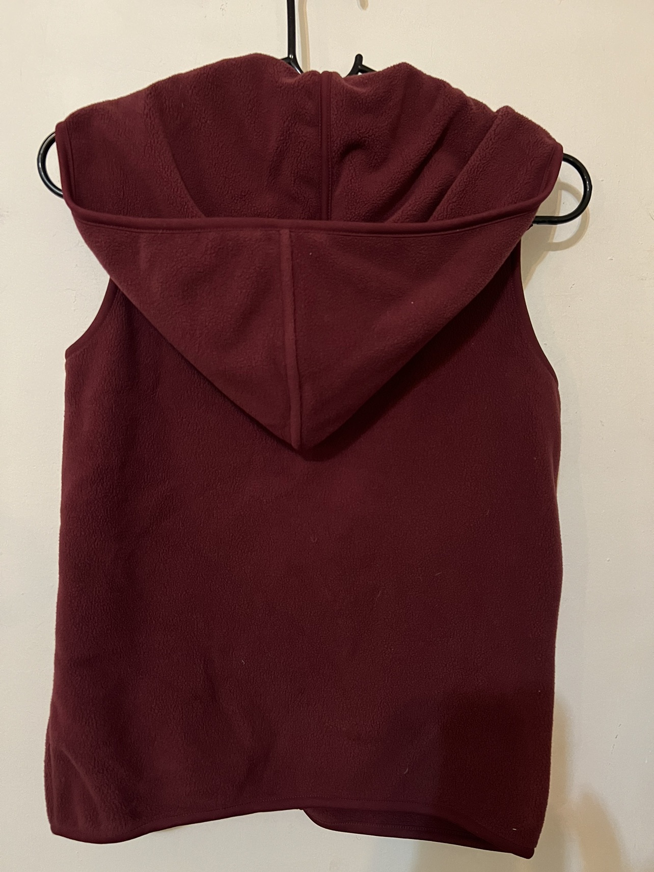 Uniqlo vest fleece burgundy red wine color 🥕 - photo 3