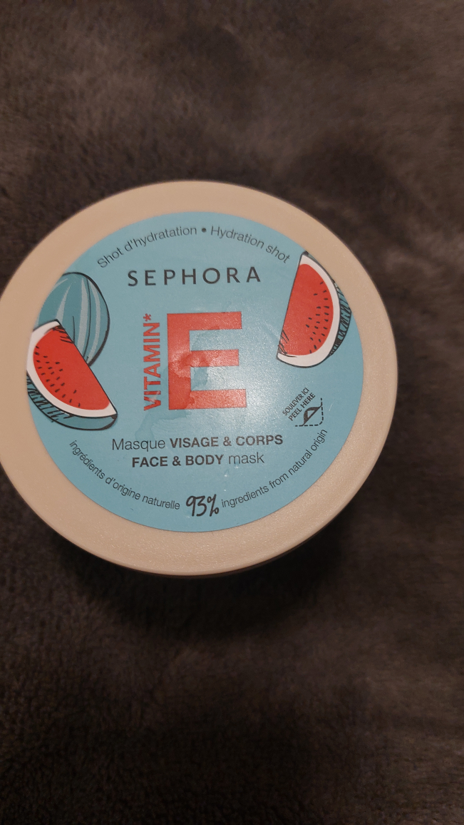Sephora Vitamin E face and body mask - photo 2