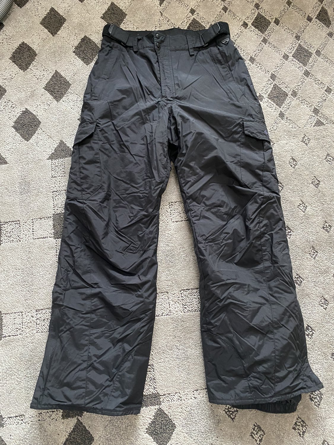 Columbia Mens Snowpants Sz S Reg. Black