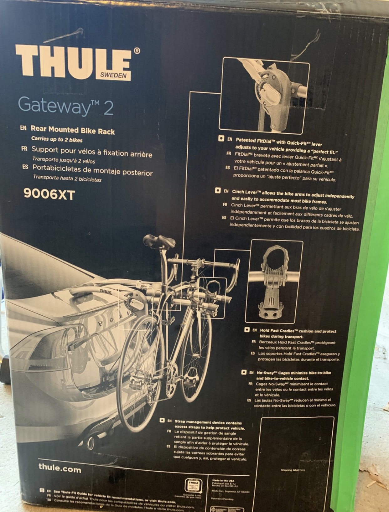 *FAIR CONDITION* Thule Gateway 2 (9006XT) bicycle rack - photo 3