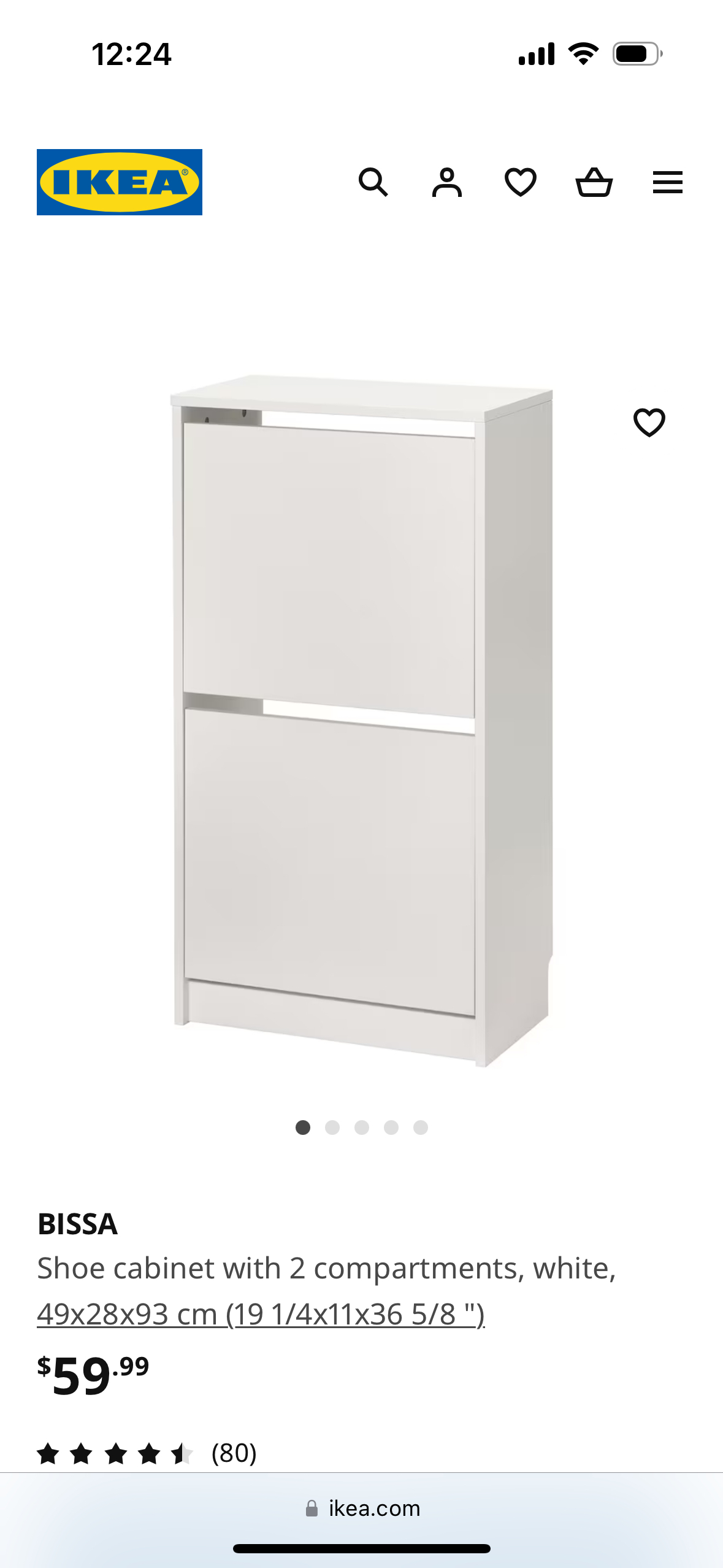 IKEA shoe cabinet - photo 5