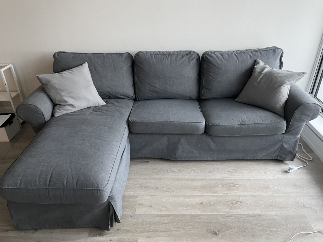 Grey couch, sofa - photo 2