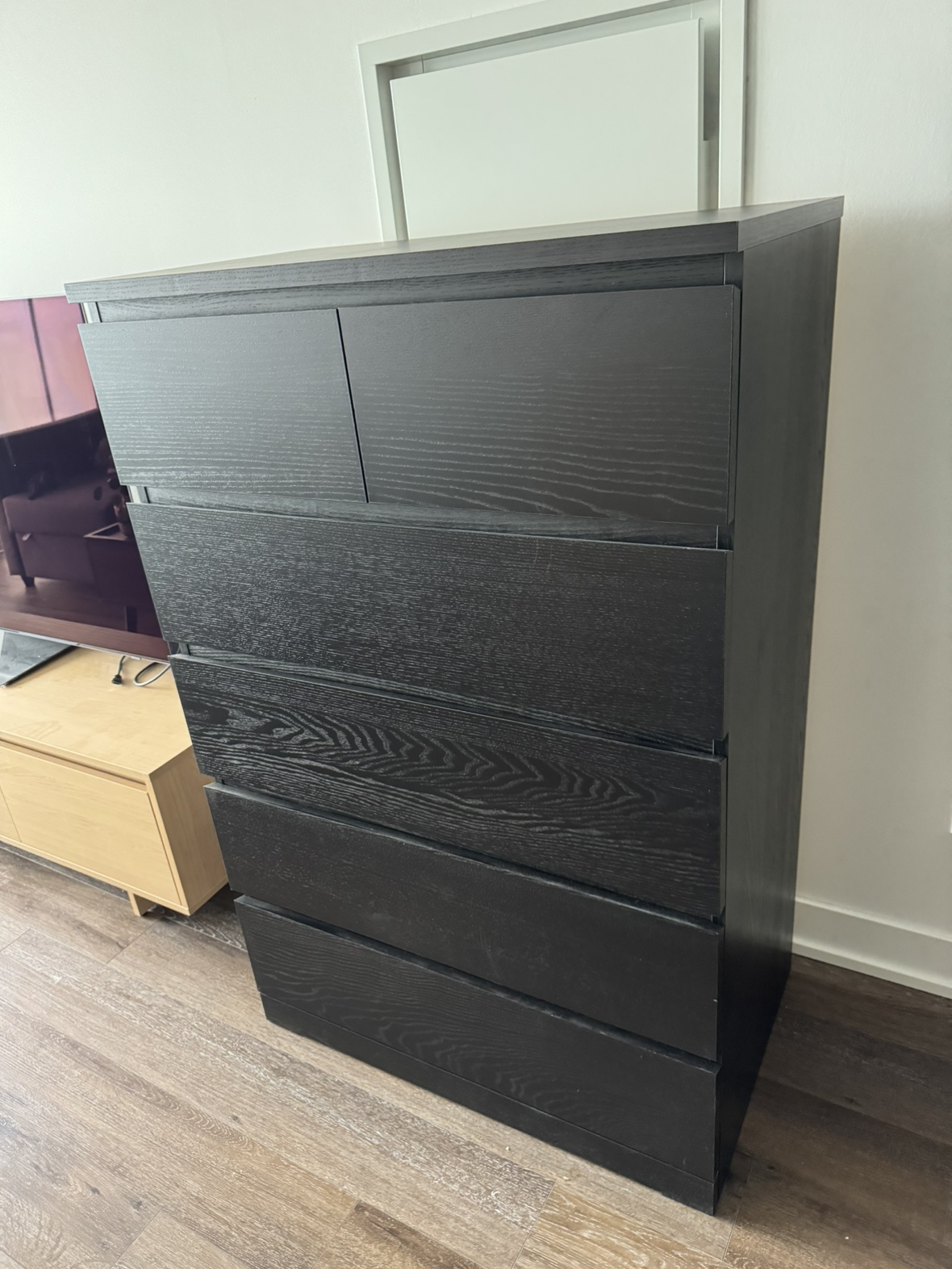 IKEA 6 drawer dresser MALM - photo 2