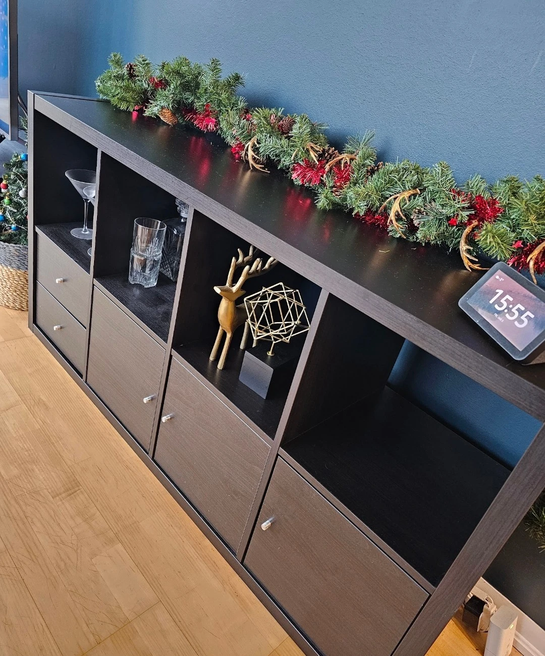 Ikea Kallax shelf w/ drawer & doors thumbnail