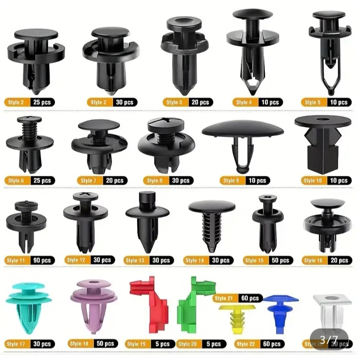 725pcs Auto Fastener Clips - photo 2