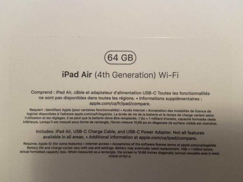 iPad Air 4th Generation - photo 3