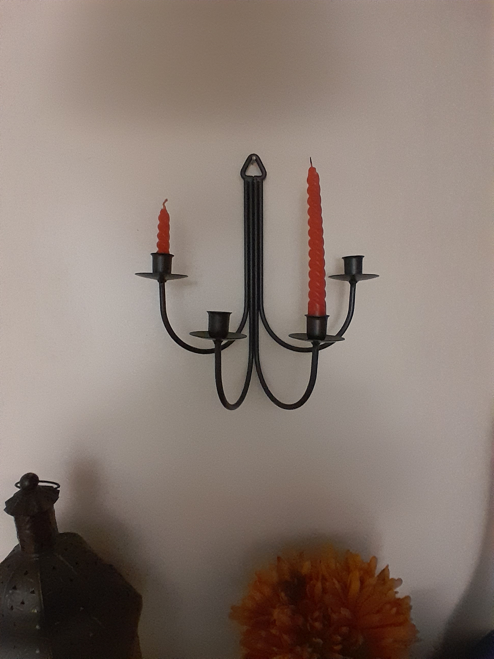 Metal candle holder. thumbnail