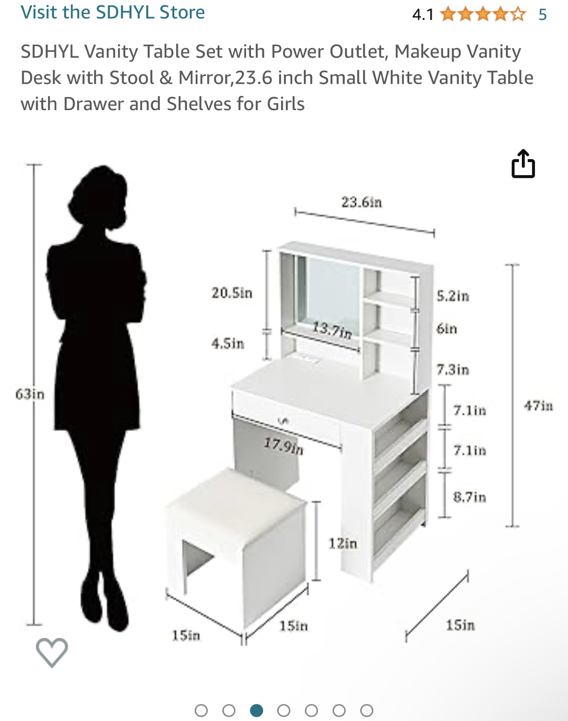 Amazon Vanity for Girls - photo 2
