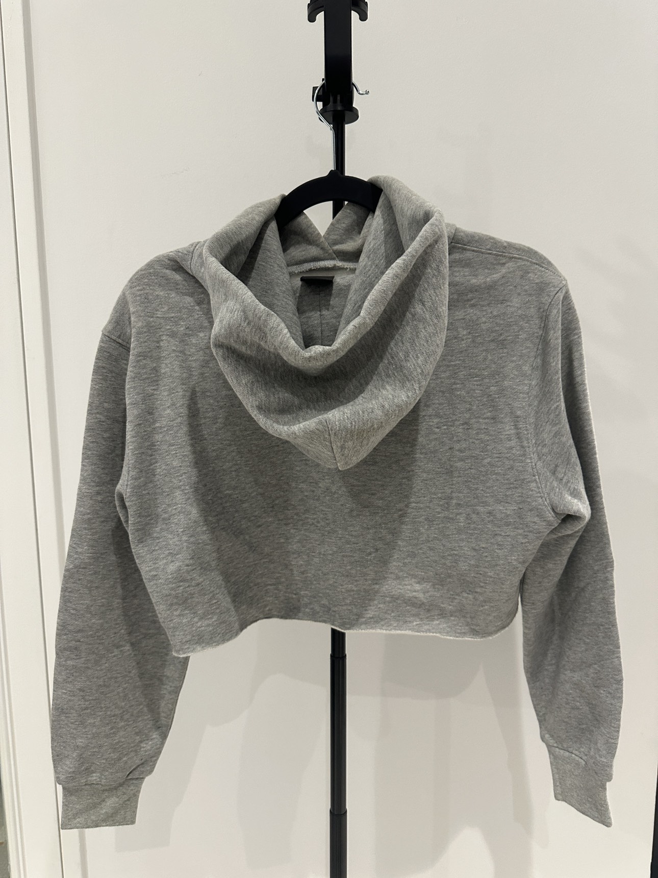Grey crop top (S) - photo 2