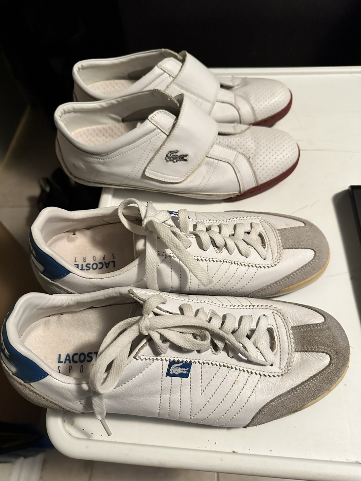 Lacoste white sneakers