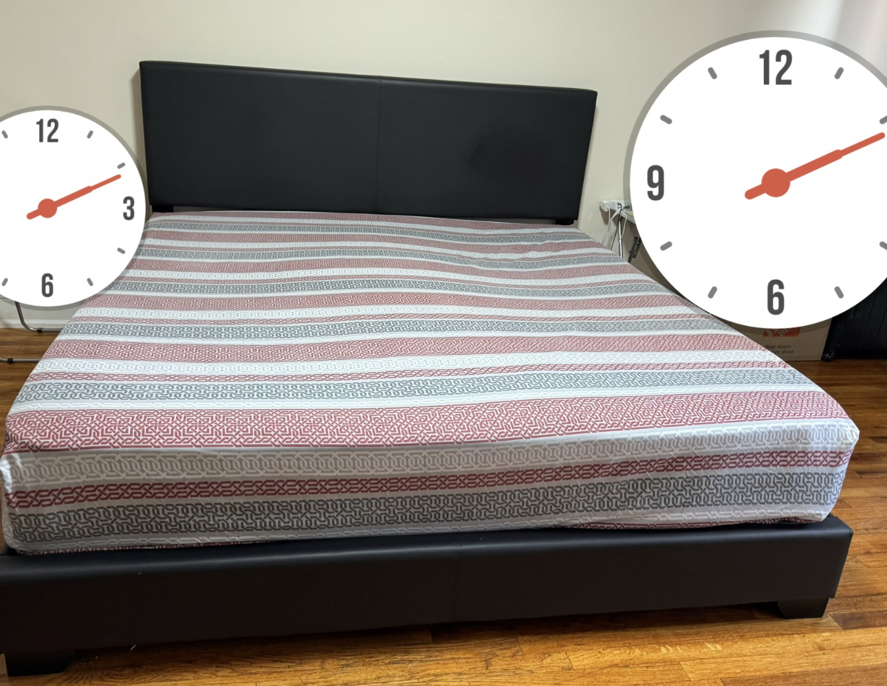 King size bed with mattress 🥕