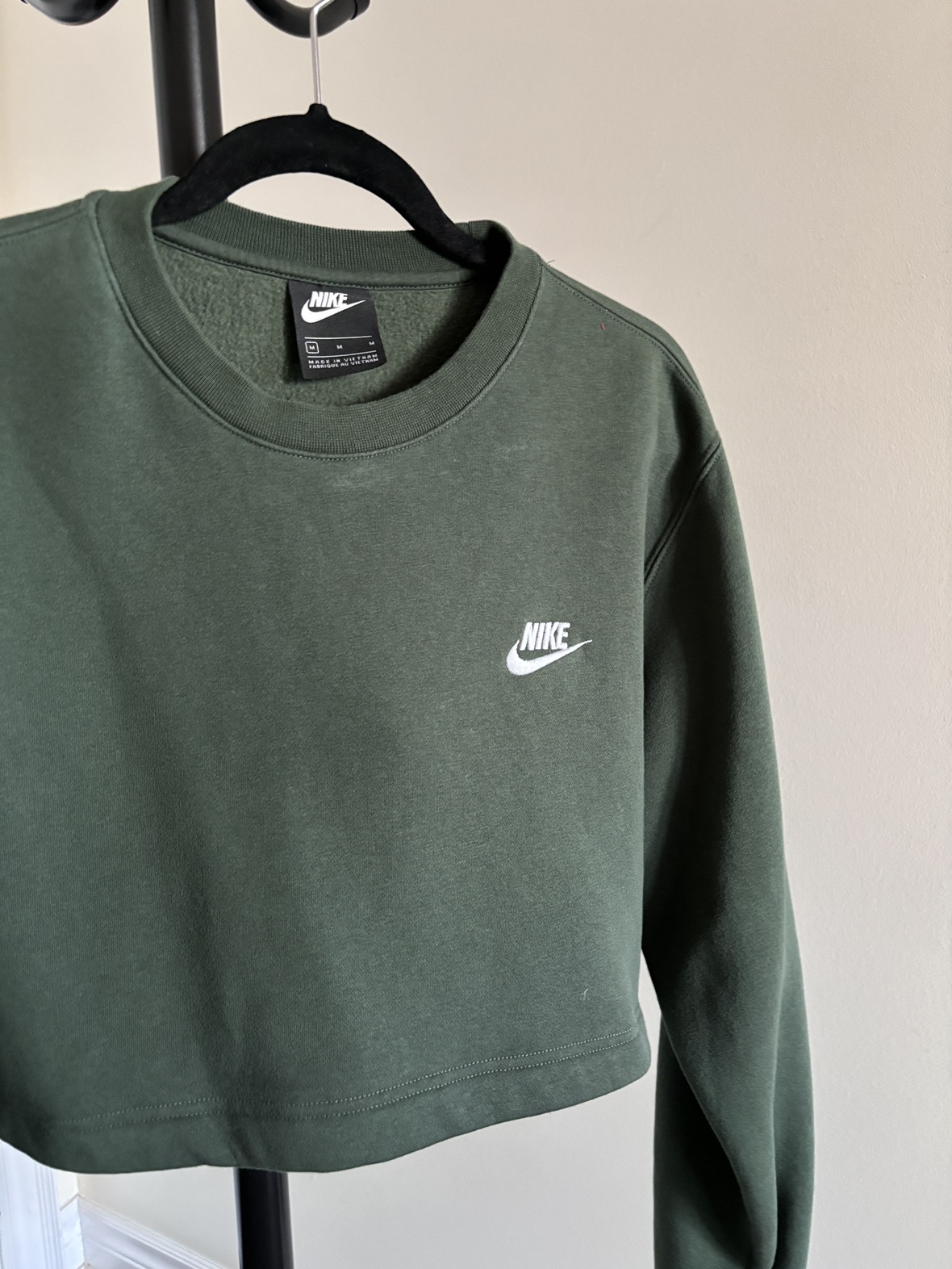 Nike Cropped Sweater (Size: M) - photo 2