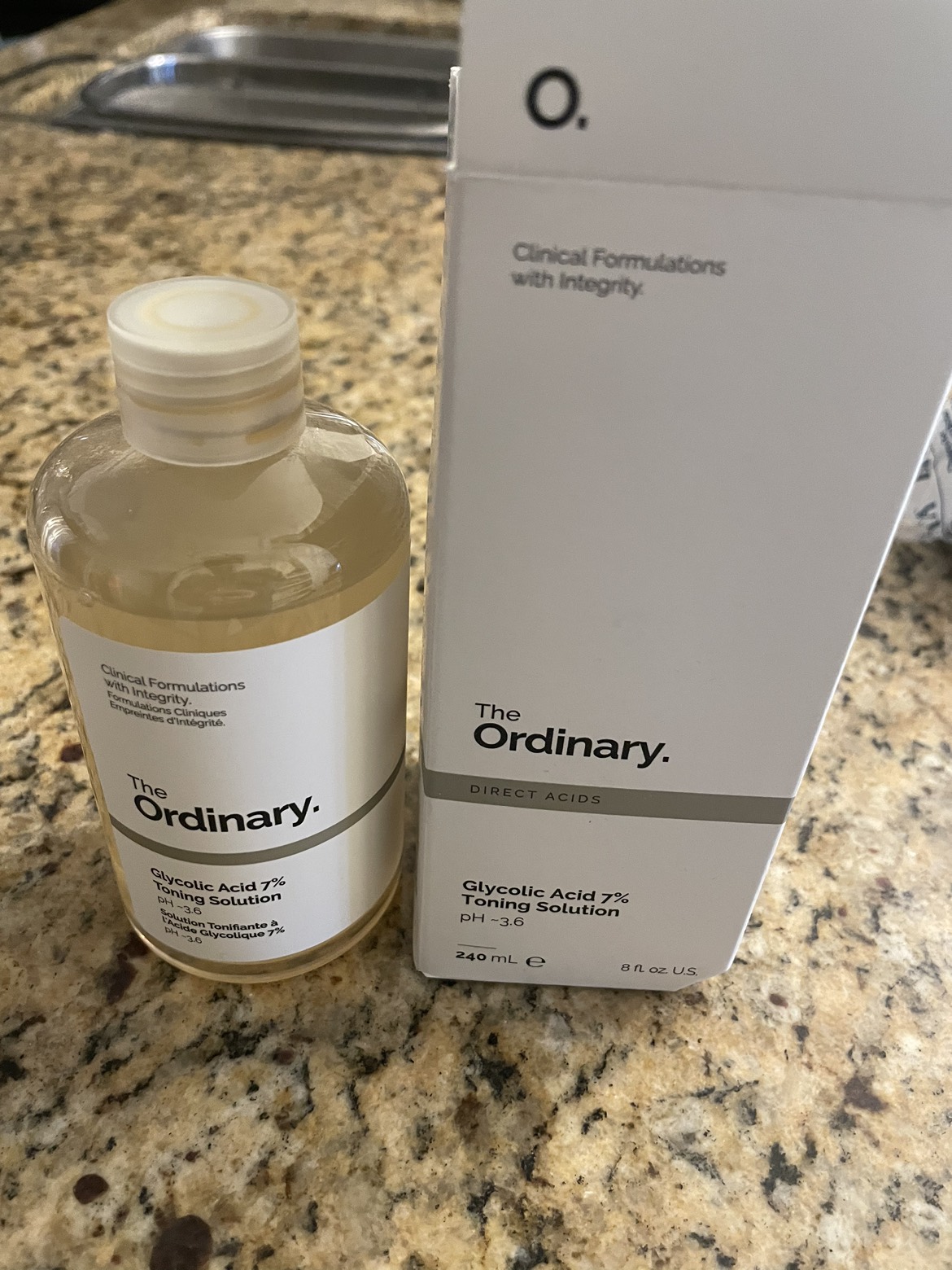 The Ordinary skincare - glycolic acid toner 7%