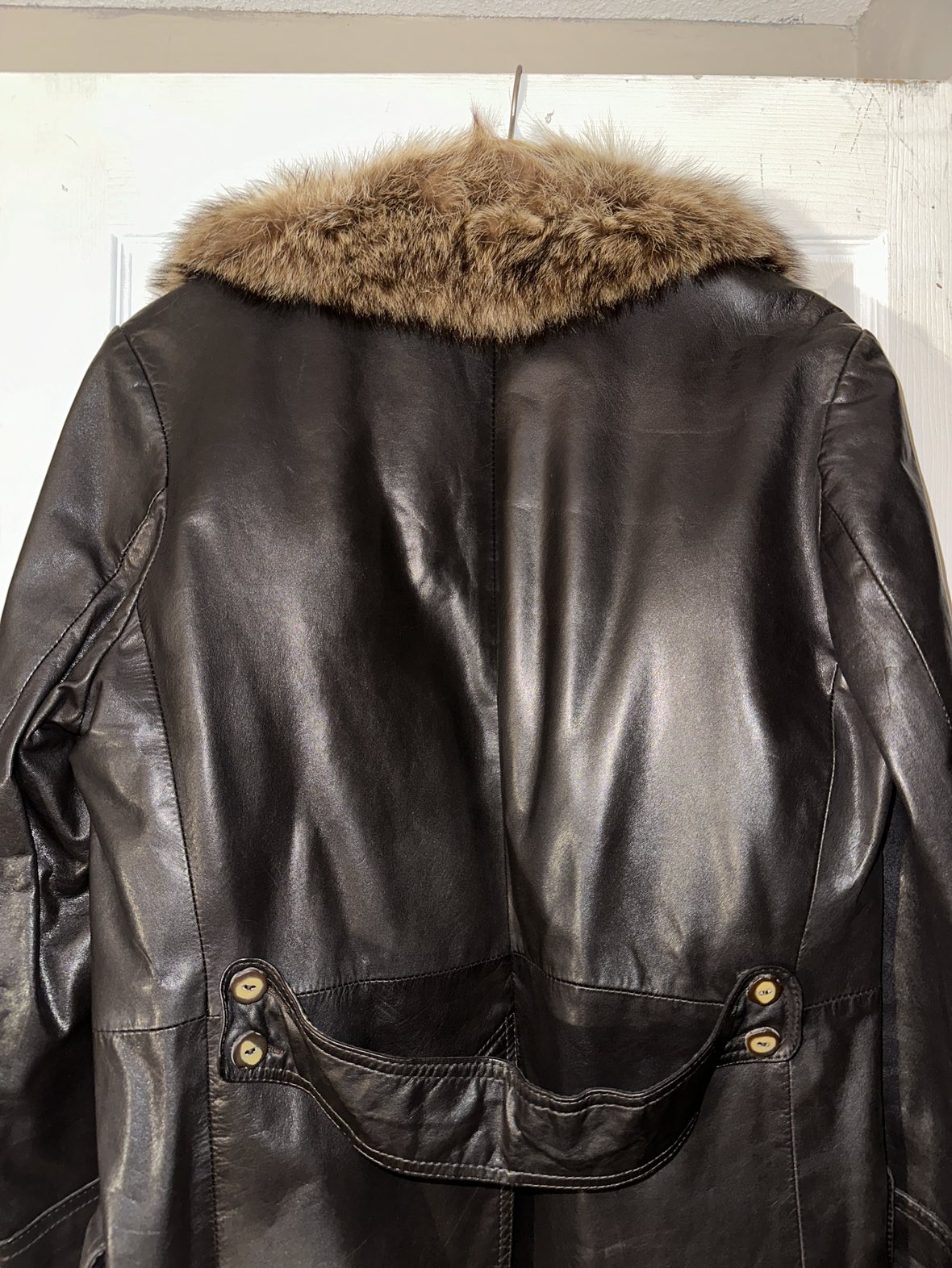 V.I.P. Vintage Leather Overcoat (brown)🥕 - photo 4
