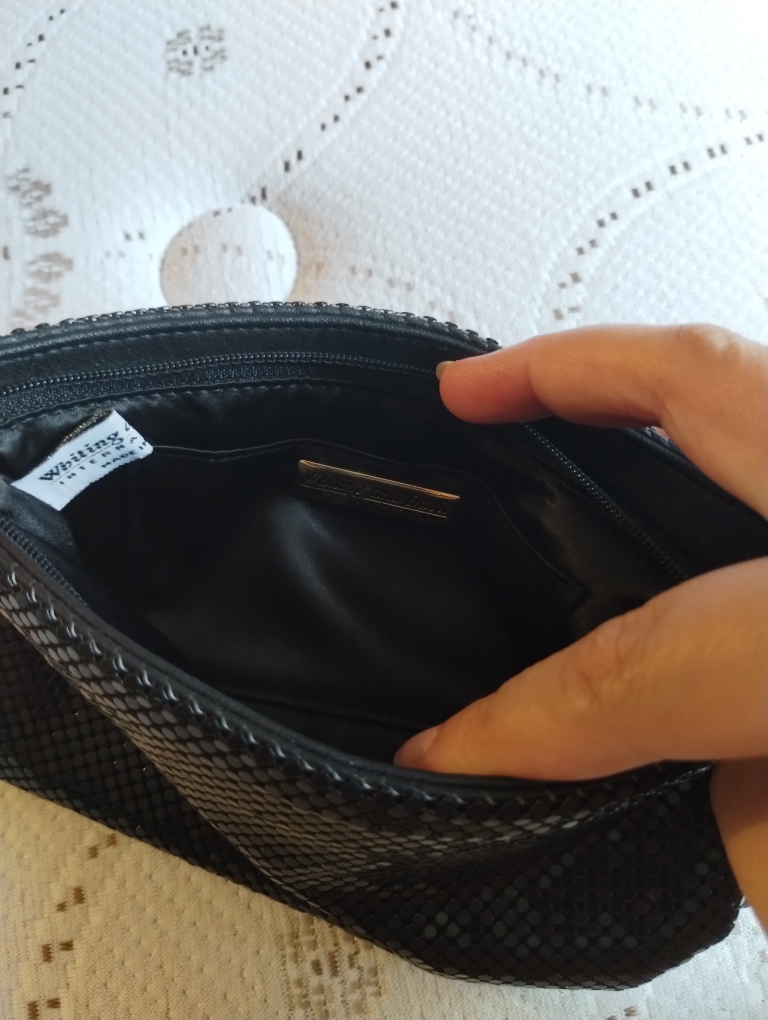 Whiting and Davis International black mesh clutch - photo 2