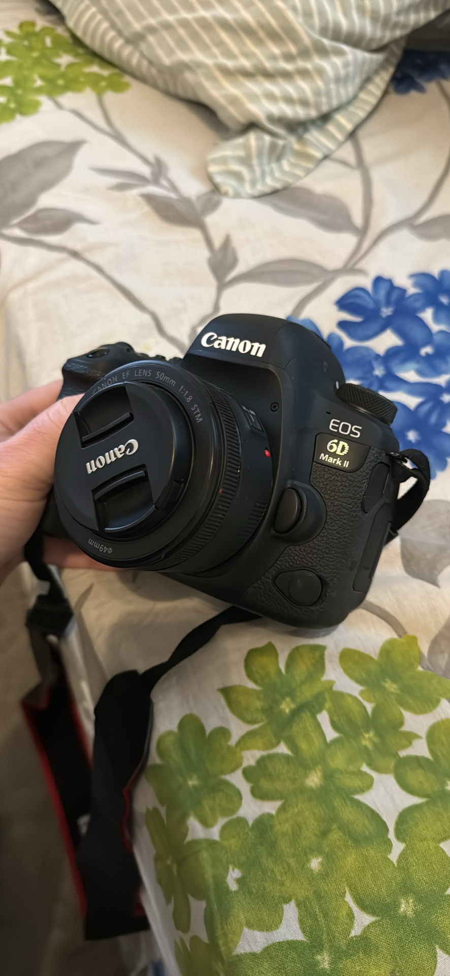 Canon EOS 6D mark ii with EF 50 mm f/1.8 STM lenses