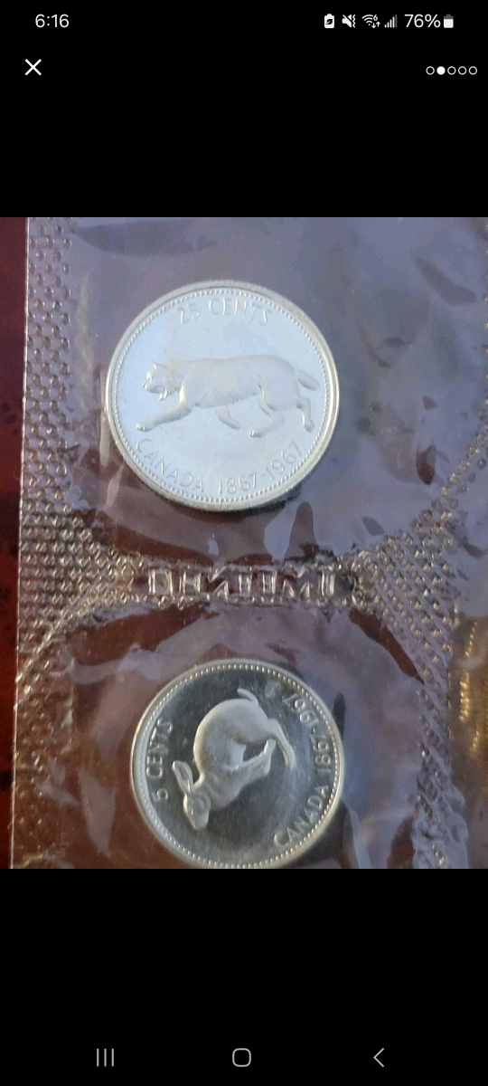 1967 Canada "Proof Like" 6 Coin Centennial Set (1.1 Oz Silver) image indicator(2)