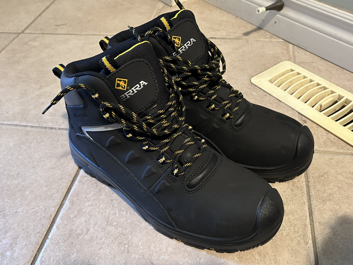 Terra Findlay work boots men size 11