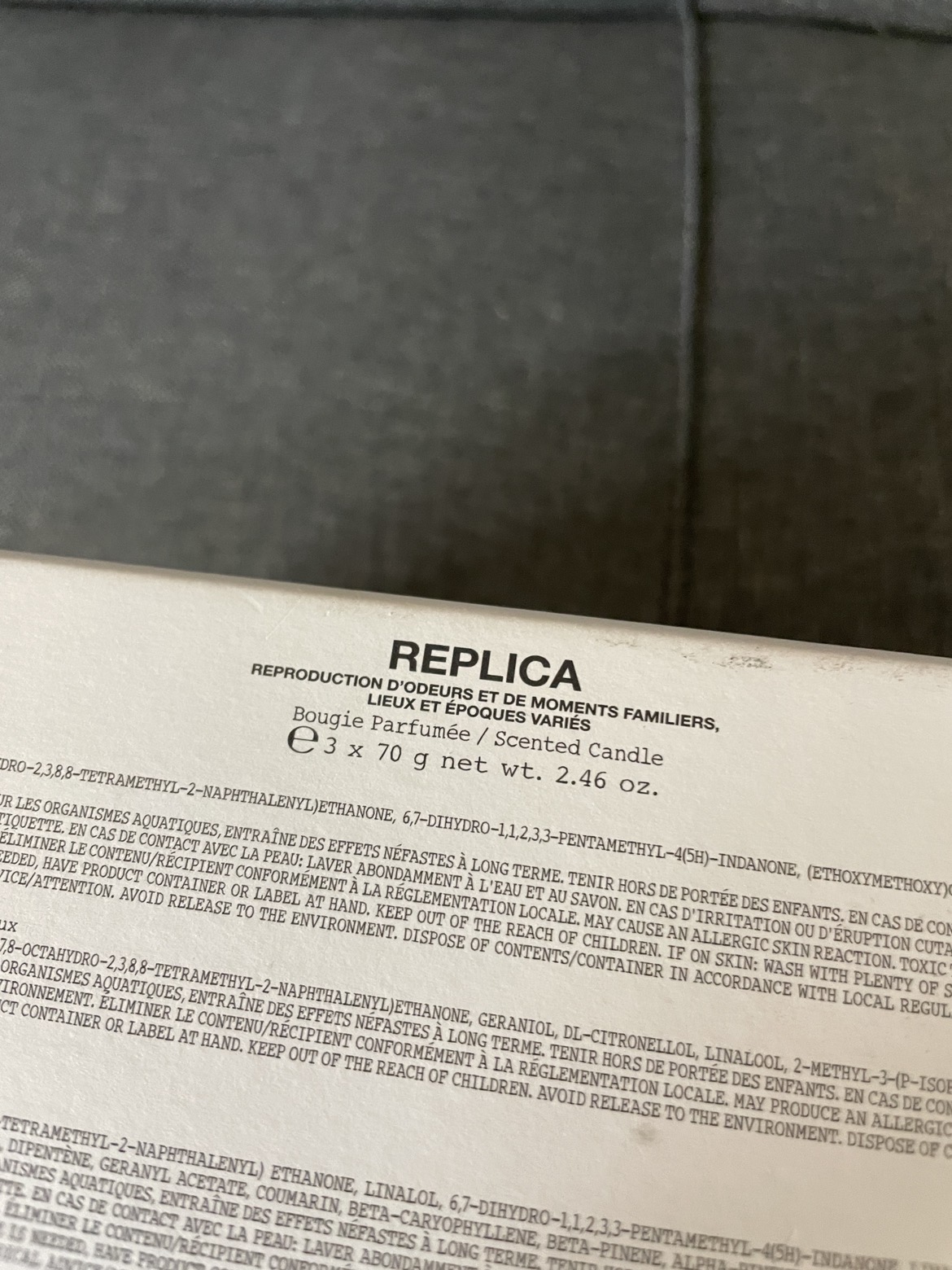 Maison Margiela REPLICA' Candle Trio Gift Set image indicator(3)