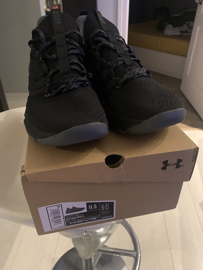 UA Project Rock 3 training shoes, size 11.5 - photo 3