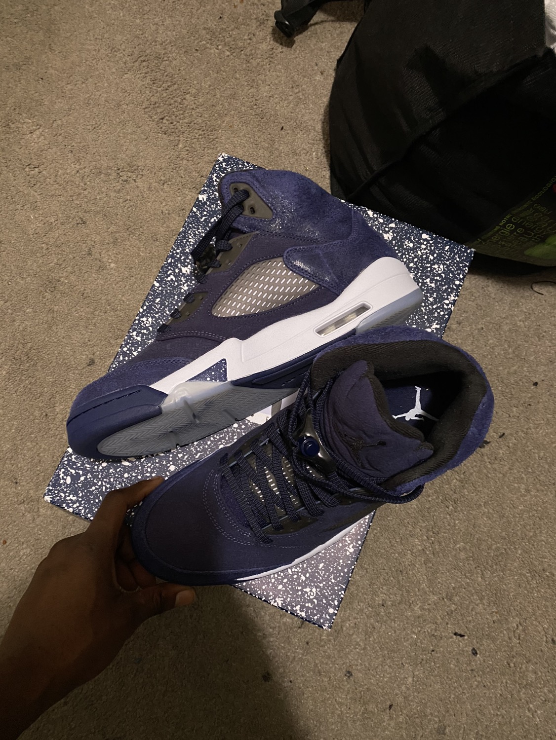 Jordan 5 retro midnight navy - photo 2