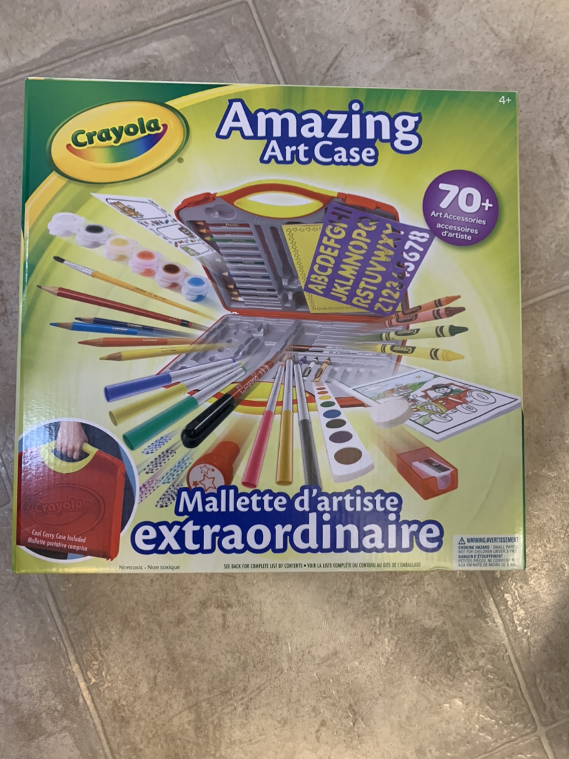 Crayola amazing art case
