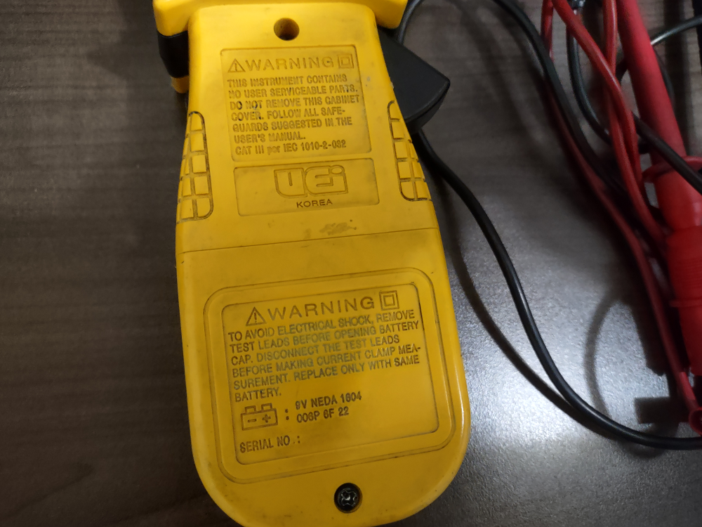 UEi DL39 Ruggedized, AC/DC Clamp-On Meter DMM image indicator(8)