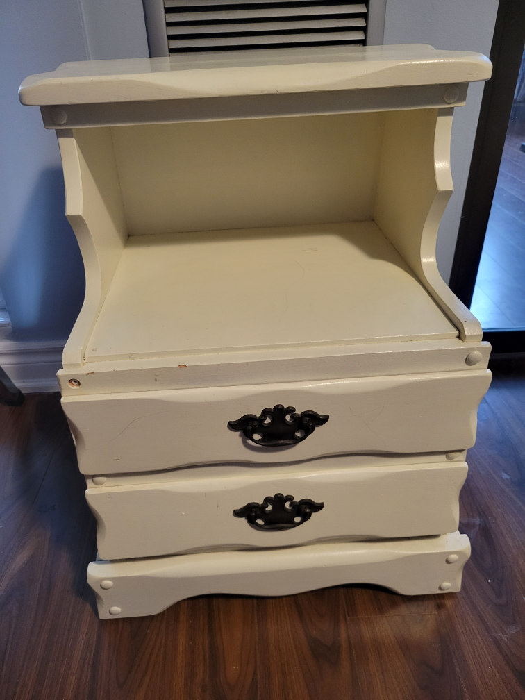 two solid wood matching nightstands image indicator(2)