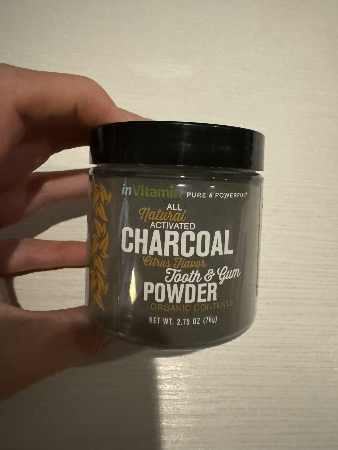 (Opened) Activated Charcoal Tooth & Gum Powder thumbnail
