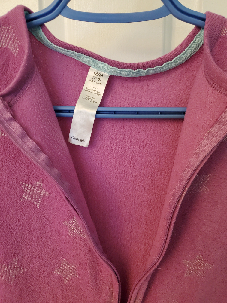 kids onesize  sleepsuit size 7/8 Medium image indicator(3)