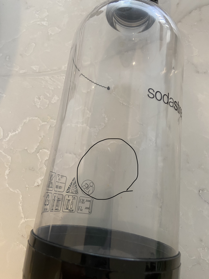🥕 Soda Stream with one bottle and empty CO2 Cylinder image indicator(5)