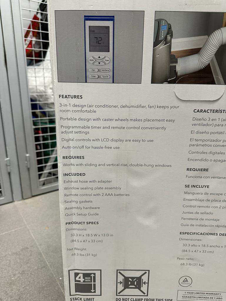 Insignia Portable A/C image indicator(9)