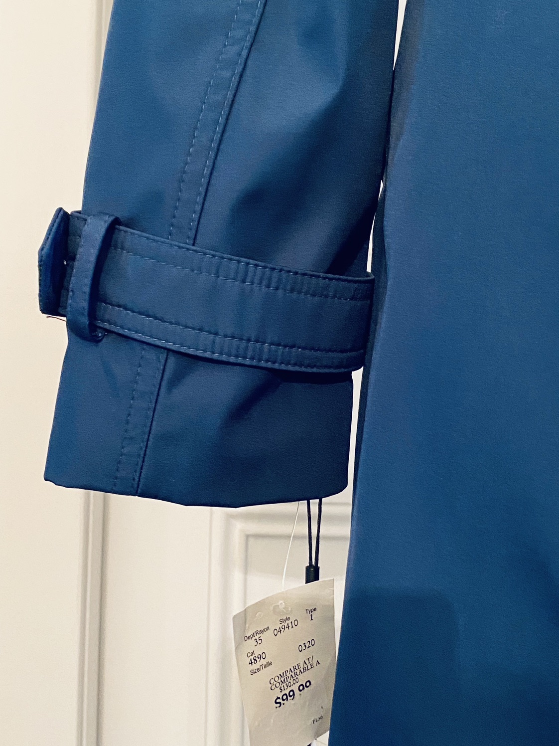 New Calvin Klein Ladies Trench Coat (with tags) image indicator(4)