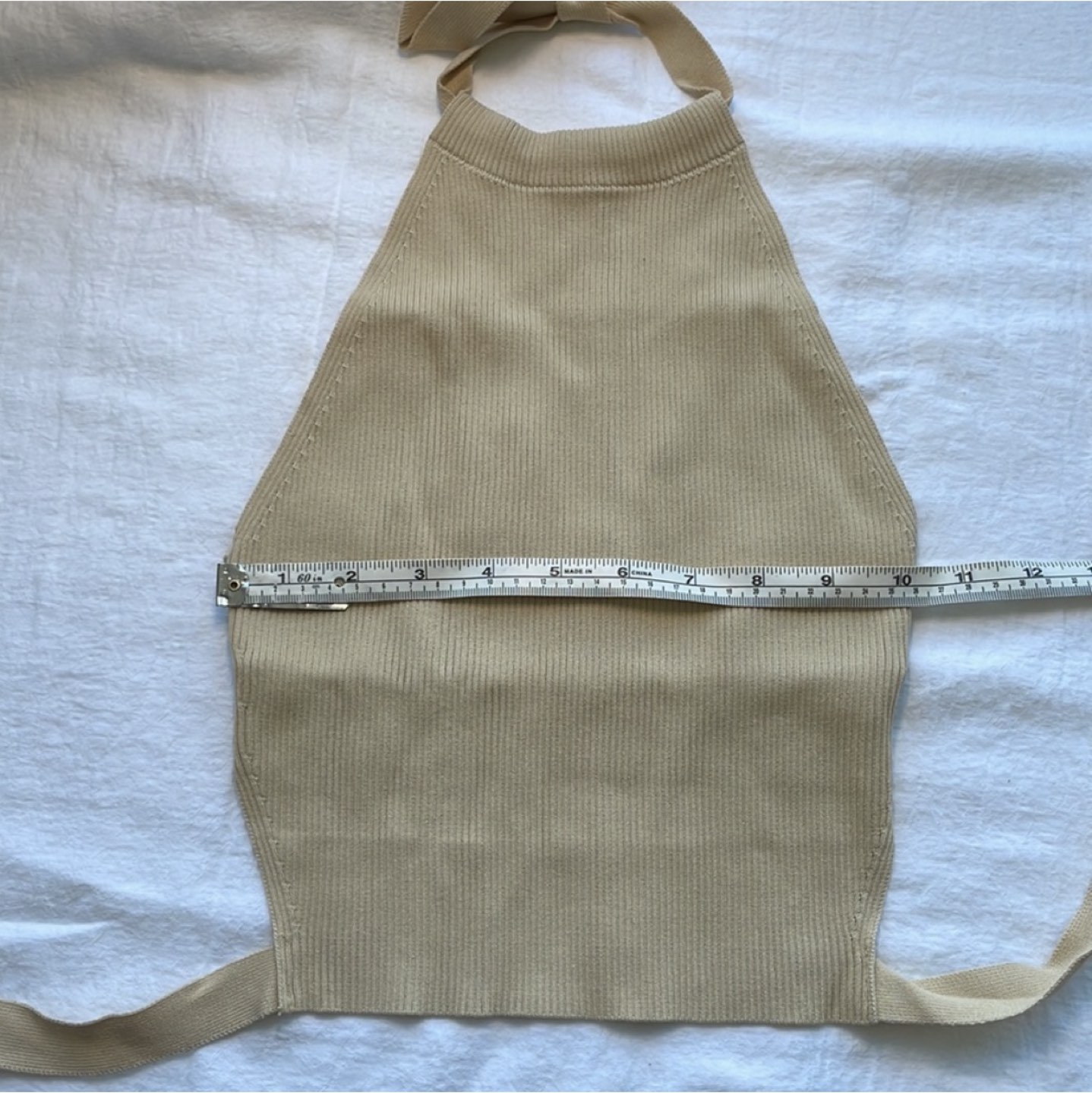 NEW Zara knitted halter top S image indicator(9)