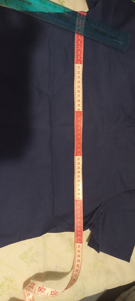 XS Navy Blue Women's Scrub Top (Measurements Provided) - photo 3