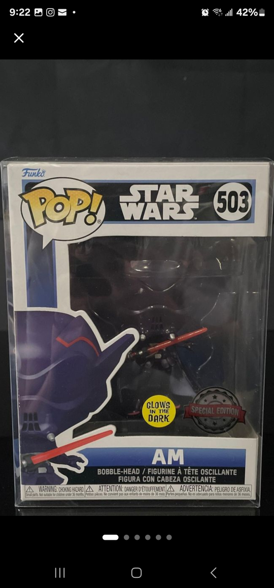 Star Wars Am glow in the dark #503